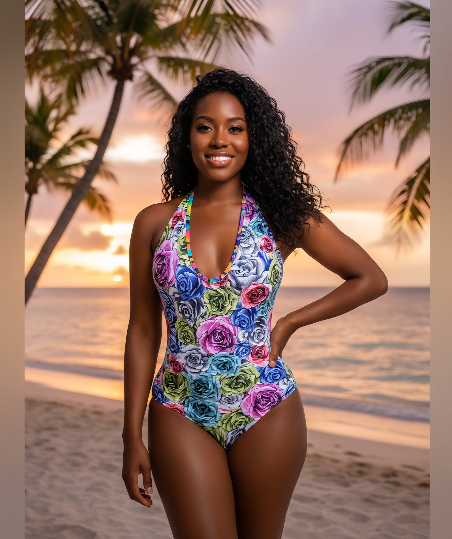 Baywatch One-Piece Spandex Swimsuit