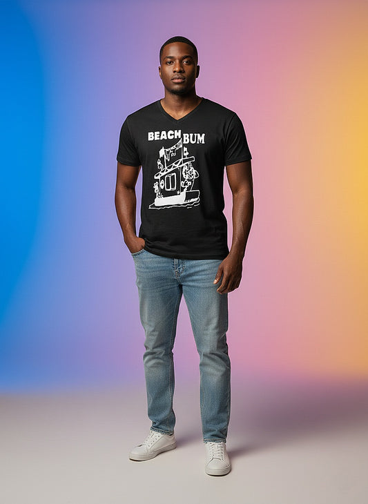 Beach Bum V-Neck T-Shirt