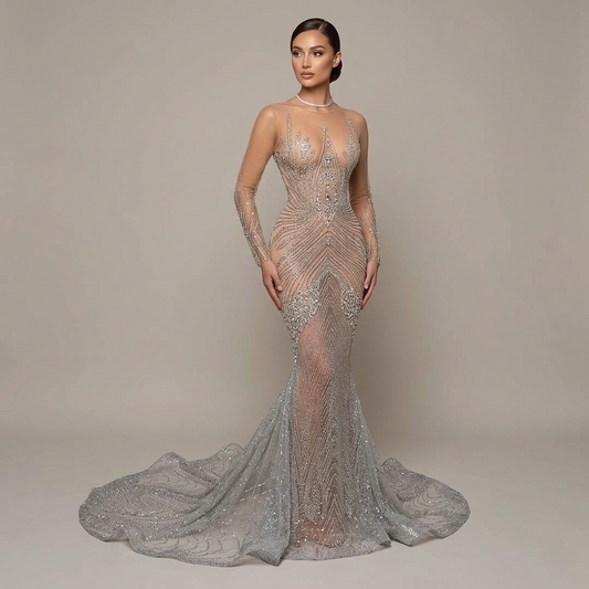 Shimmer Paris Blist Mermaid Dress