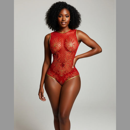 Shimmer Twinkle Sleeveless Bodysuit