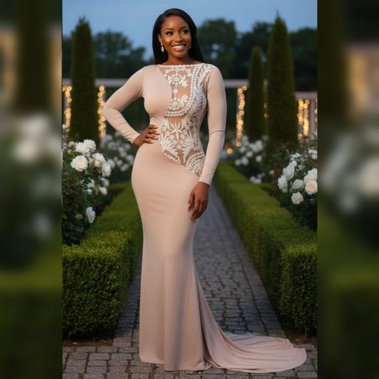 Nude Nubian Mermaid Dress