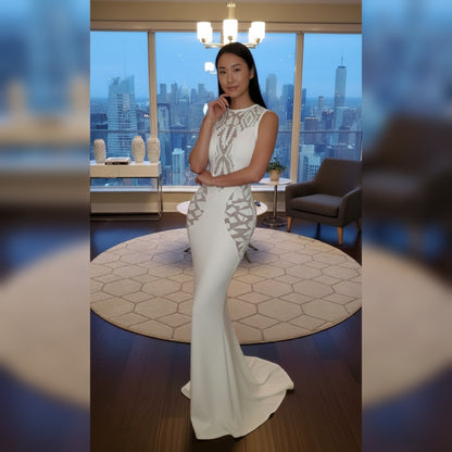 White Allele Mermaid Dress