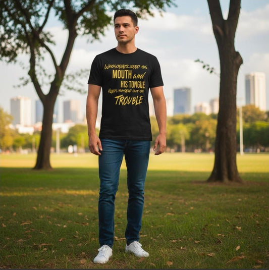 PROVERBS 21:23 T-shirt
