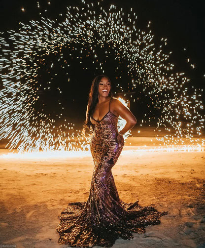 JadorAmani Sequin Mermaid Gown