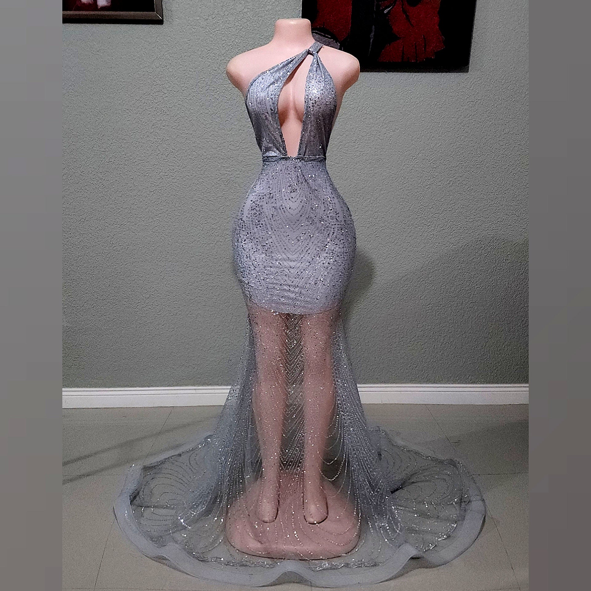 Solange Glitter mermaid dress